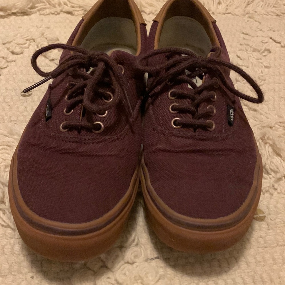Burgundy Vans
